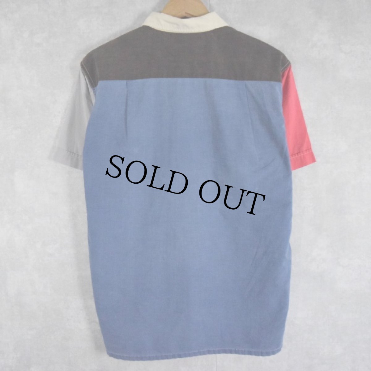 画像2: 60's Wilshire クレイジーパターン コットンシャツ M (2)