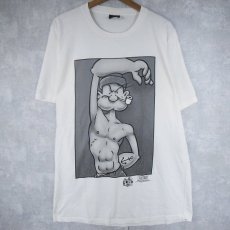 画像1: 90's POPEYE USA製 "Calvin Klein"パロディTシャツ L (1)