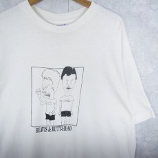 画像1: 90's BEAVIS&BUTT-HEAD USA製 キャラクタープリントTシャツ XL (1)