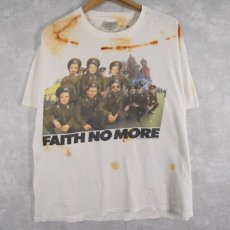 画像1: 90's USA製 FAITH NO MORE オルタナティヴ・ロックバンドプリントTシャツ XL (1)