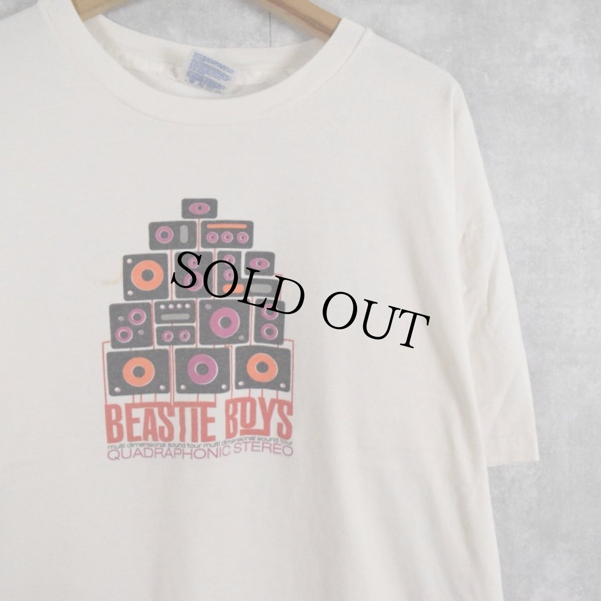 画像1: 90's BEASTIE BOYS "QUADRAPHONIC STEREO TOUR" ヒップホップTシャツ XL (1)