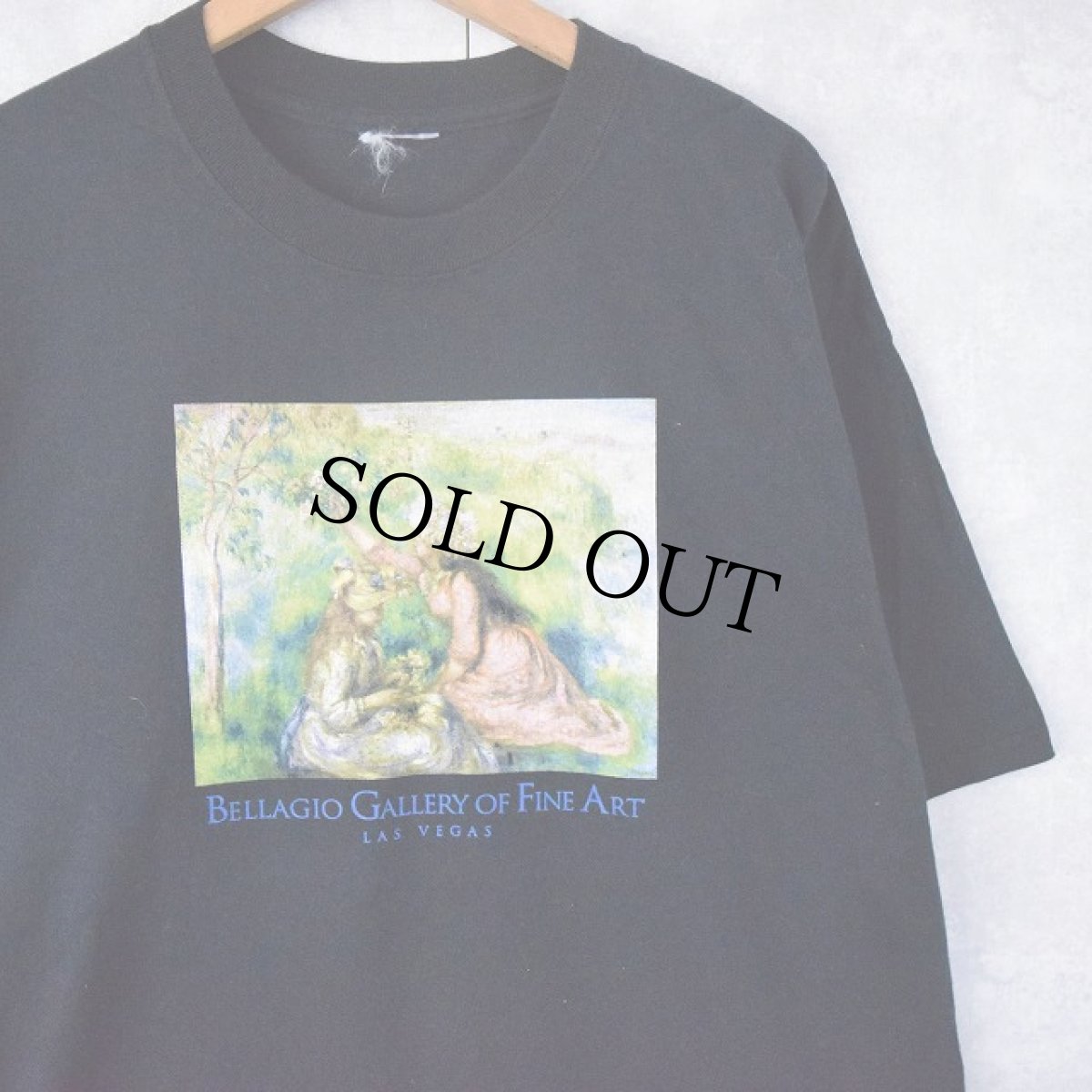 画像1: 【SALE】 Pierre-Auguste Renoir "花摘みの乙女達" アートプリントTシャツ (1)