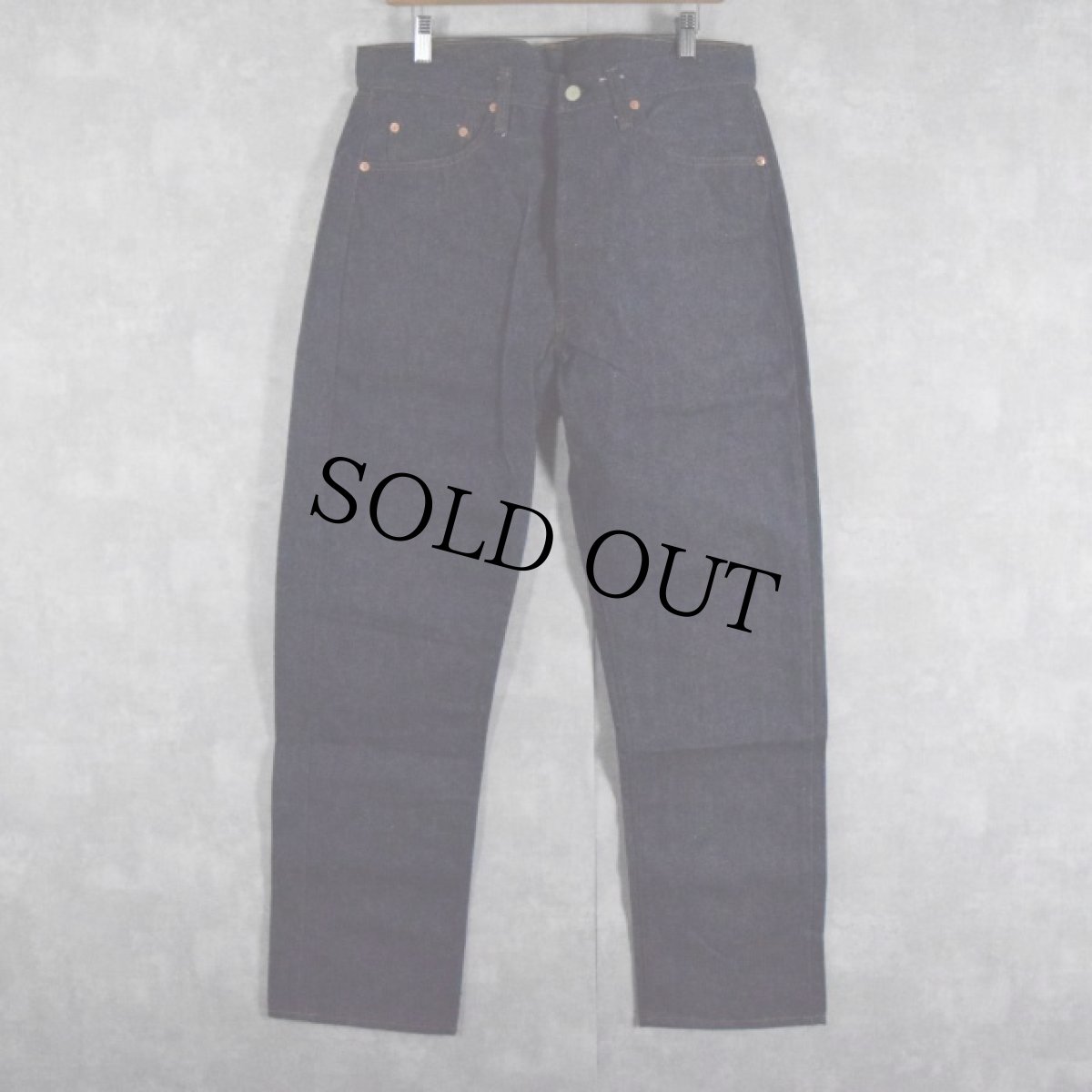 画像2: 70's Levi's 501 66後期 USA製 デニムパンツ DEADSTOCK フラッシャー付き W35 (2)