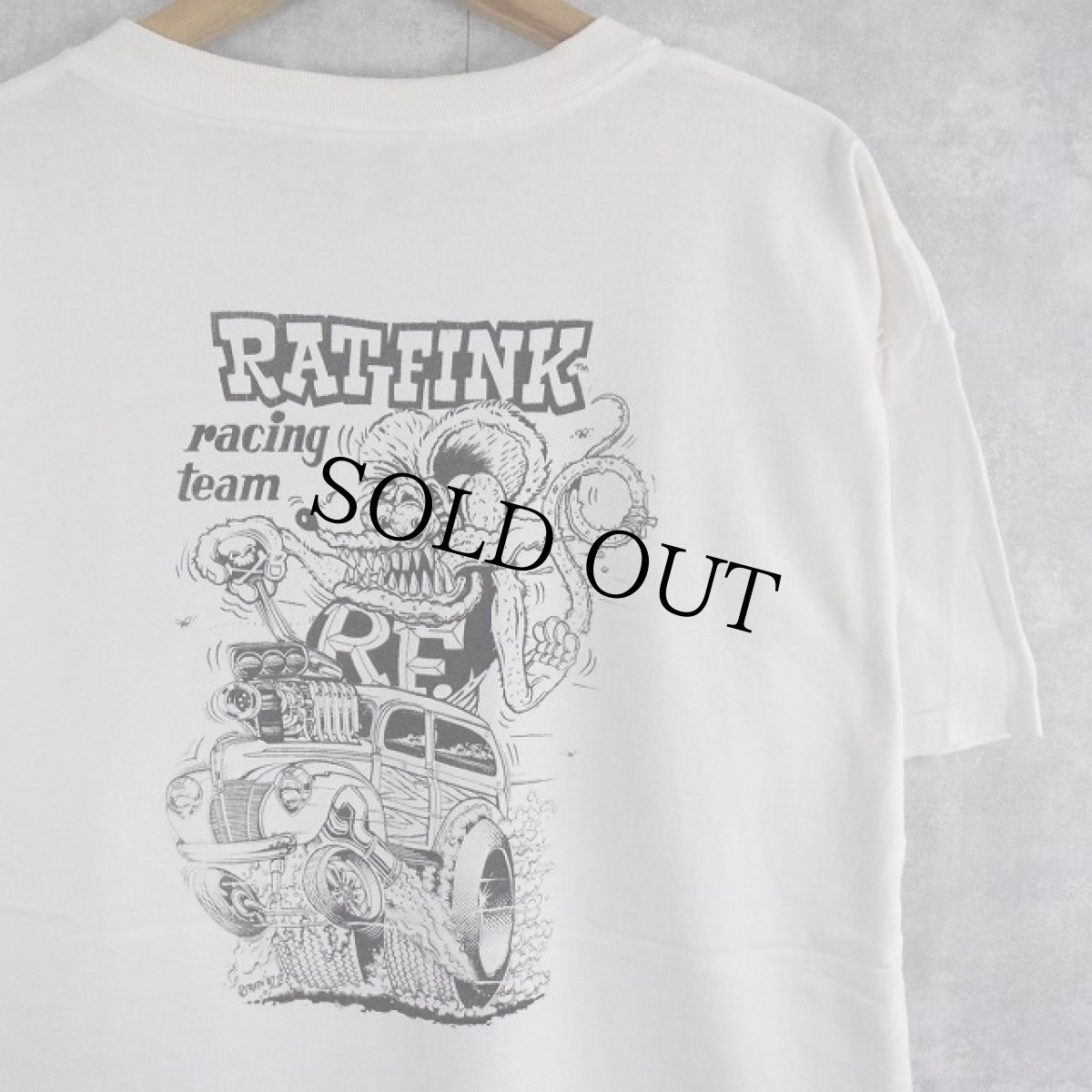 画像1: 2000's Rat Fink キャラクタープリントTシャツ XL (1)