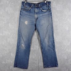 画像1: 80's Levi's 517 USA製 ブーツカットデニムパンツ W34 (1)