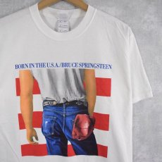 画像1: 90's "BORN IN THE U.S.A./BRUCE SPRINGSTEEN" ロックミュージシャン プリントTシャツ M (1)