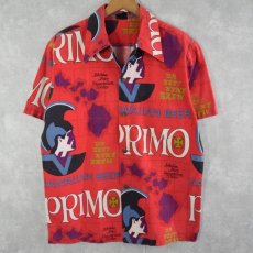 画像1: 70's Hawaii Holiday Hawaii製 ''PRIMO BEER'' アロハシャツ (1)