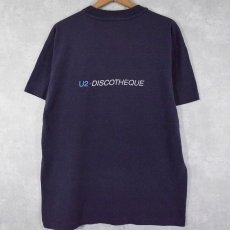 画像2: 90's U2 USA製 "DISCOTHEQUE" ロックバンドTシャツ L (2)