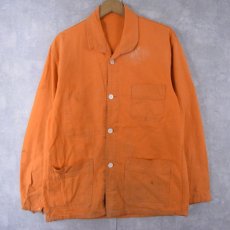 画像1: VINTAGE EURO コットンツイル ワークカバーオール  (1)