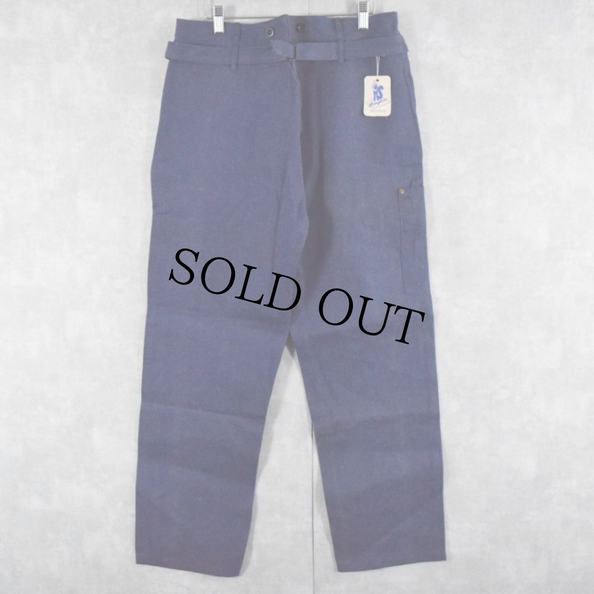 画像3: 60〜70's EURO sorglos MONTEURSTOLZ デニムカバーオール/デニムパンツ SETUP DEADSTOCK SIZE44 (3)