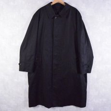 画像1: 80〜90's Burberrys ステンカラーコート ライナー付き BLACK 48LONG (1)