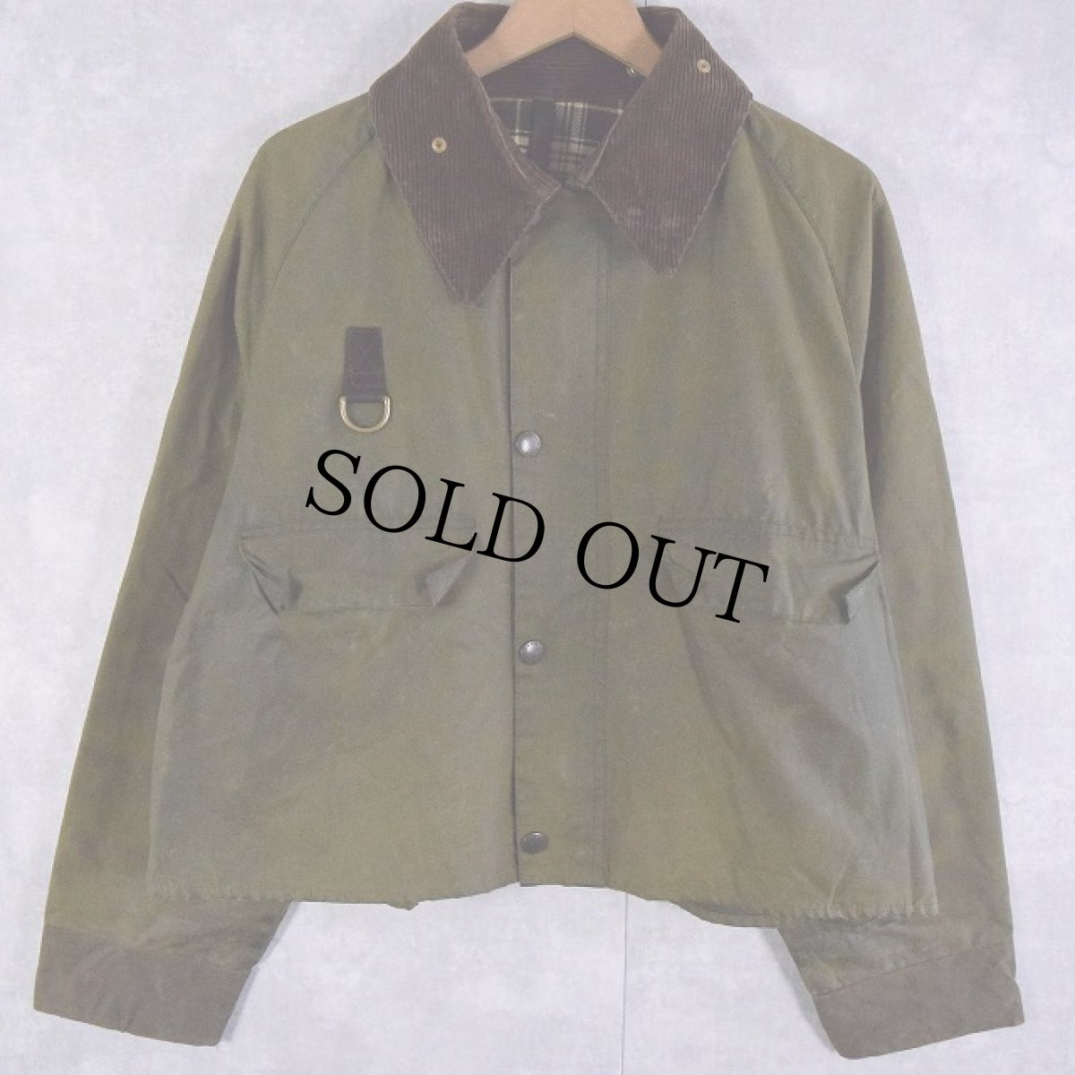 画像1: 90's Barbour ENGLAND製 "SPEY" 3ワラント L (1)