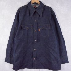 画像1: 70's Levi's USA製 デニムシャツジャケット XL (1)