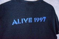 画像2: 2000's daft punk "ALIVE 1997" テクノユニットTシャツ L (2)
