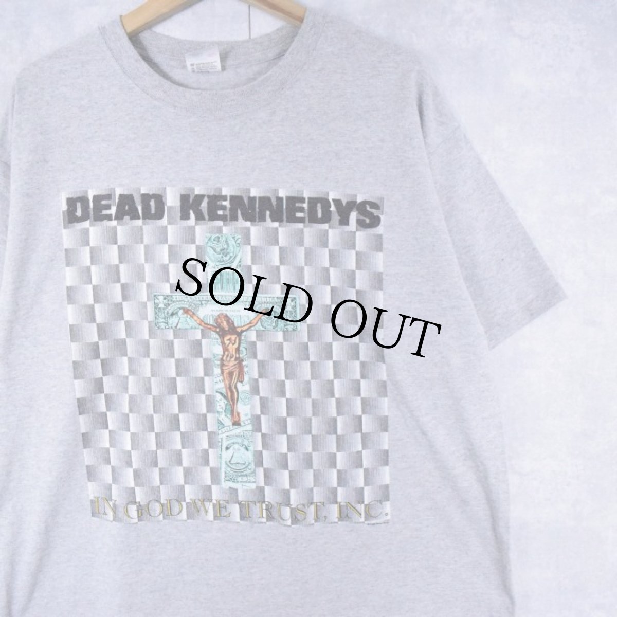画像1: 90's DEAD KENNEDYS "IN GOD WE TRUST,INC." バンドTシャツ XL (1)