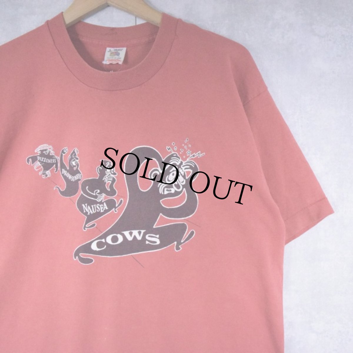 画像1: 90's cows USA製 "AMPHETAMINE REPTILE RECORDS" バンドTシャツ L (1)