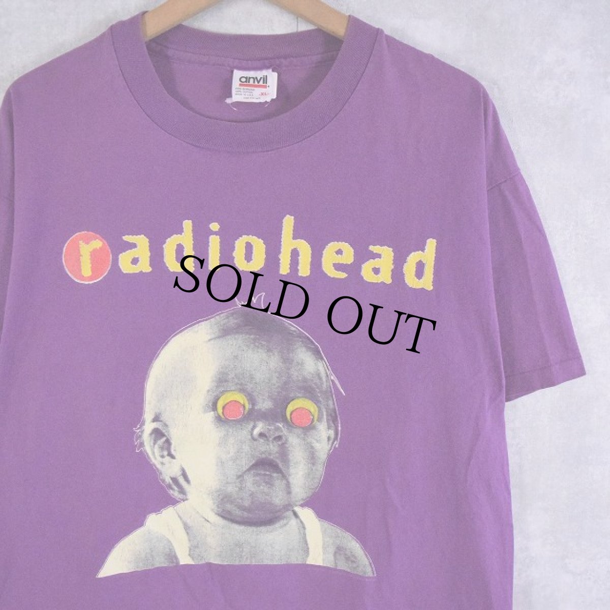 画像1: 90's radiohead USA製 "PABLO HONEY TOUR" バンドTシャツ XL (1)