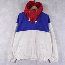 画像1: 90's POLO SPORT Ralph Lauren 切り替えコットンジップパーカー M (1)