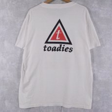 画像2: 90's Toadies "EAT MORE TOAD" オルタネイティブロックバンドTシャツ (2)