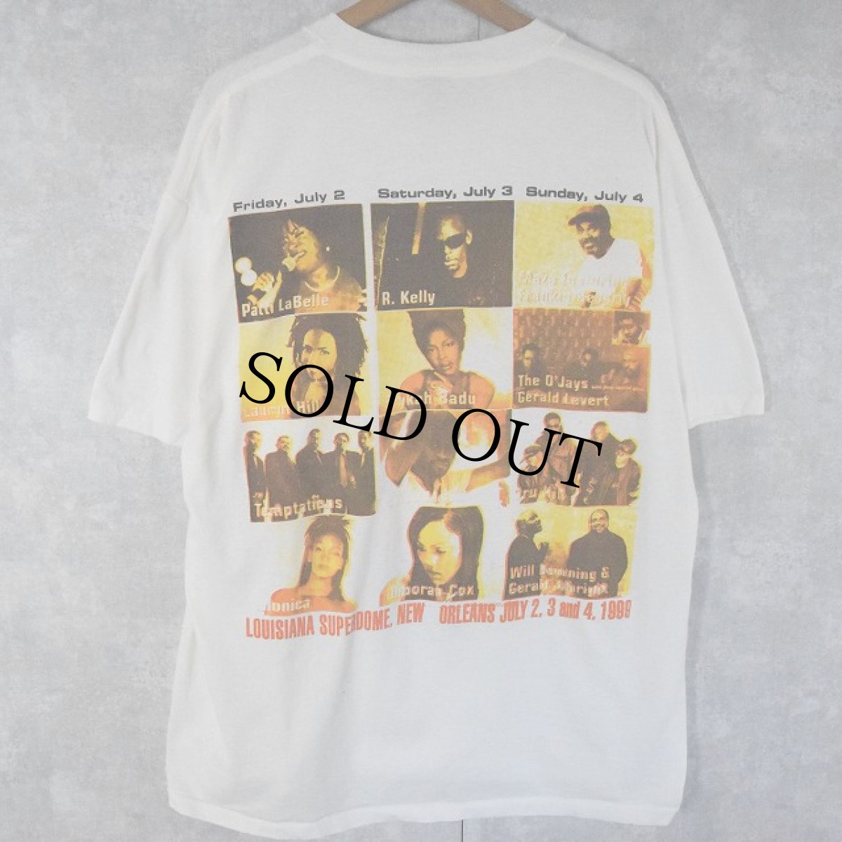 画像2: 1999 ESSENCE MUSIC FESTIVAL ブラックミュージックフェスティバルTシャツ XL (2)