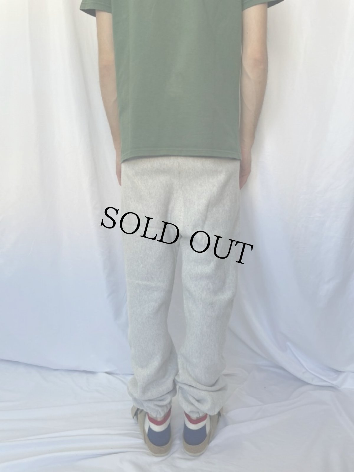 画像4: 70's Champion REVERSE WEAVE USA製 単色タグ "MILLICOMA JR.HIGH" スウェットパンツ M (4)