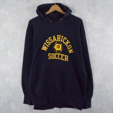 画像1: 70〜80's Champion REVERSE WEAVE 単色タグ USA製 "WISSAHICKON SOCCER" スウェットフーディL (1)