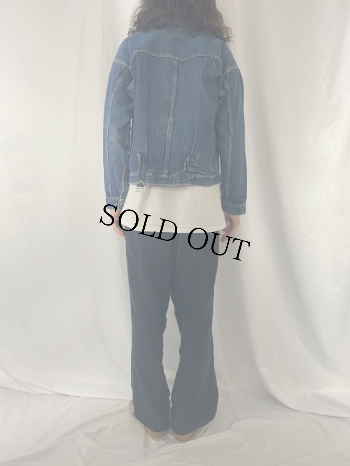 画像4: 40's LEVI'S 506XX "Tバック&2本針シンチバック" 1st デニムジャケット (4)