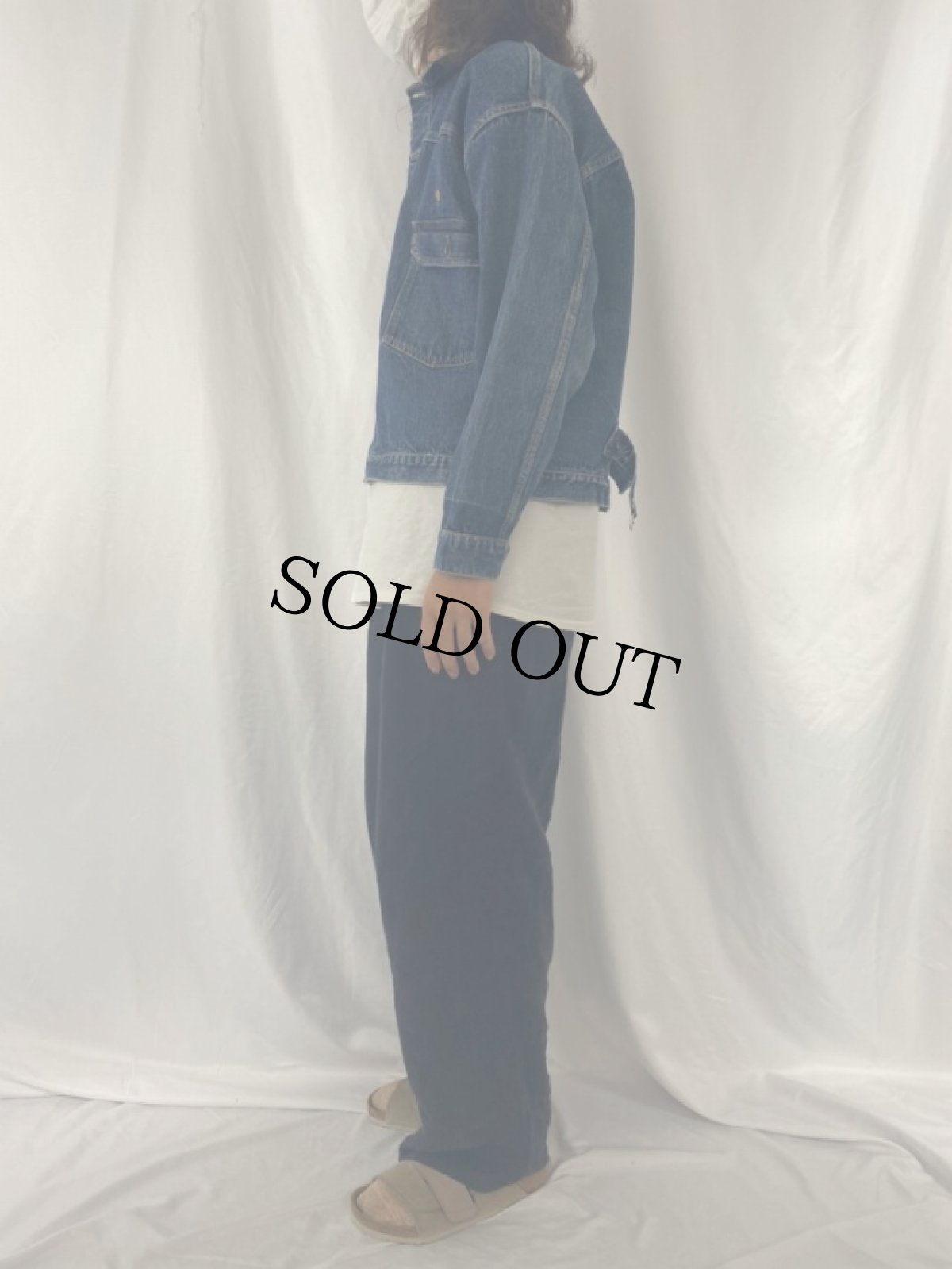 画像3: 40's LEVI'S 506XX "Tバック&2本針シンチバック" 1st デニムジャケット (3)