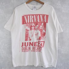 画像1: NIRVANA ロックバンドTシャツ L (1)