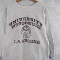 画像1: 90's Champion REVERSE WEAVE USA製 "UNIVERSITY WISCONSIN" XL (1)