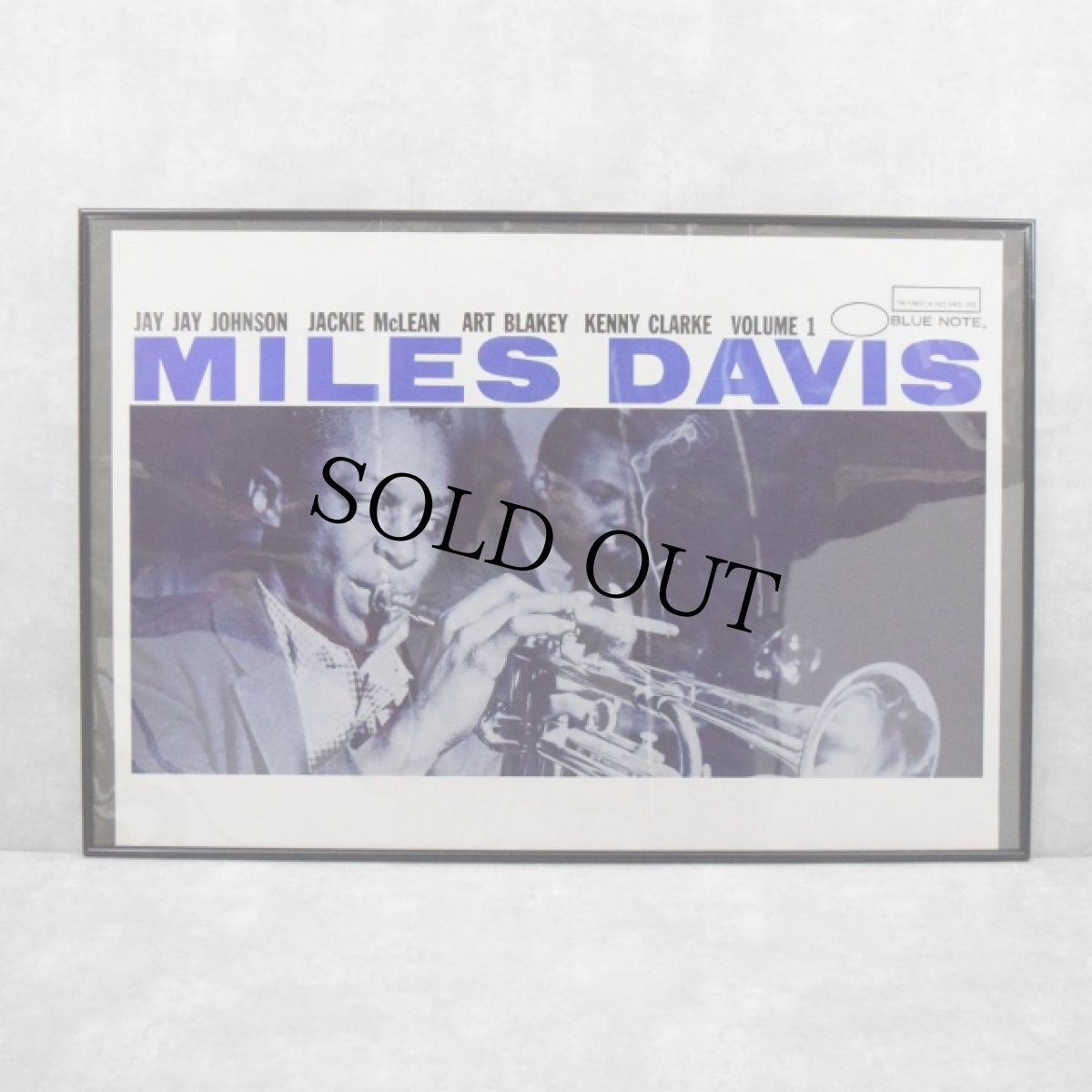 画像1: BLUE NOTE MILES DAVIS jazz musician poster (1)