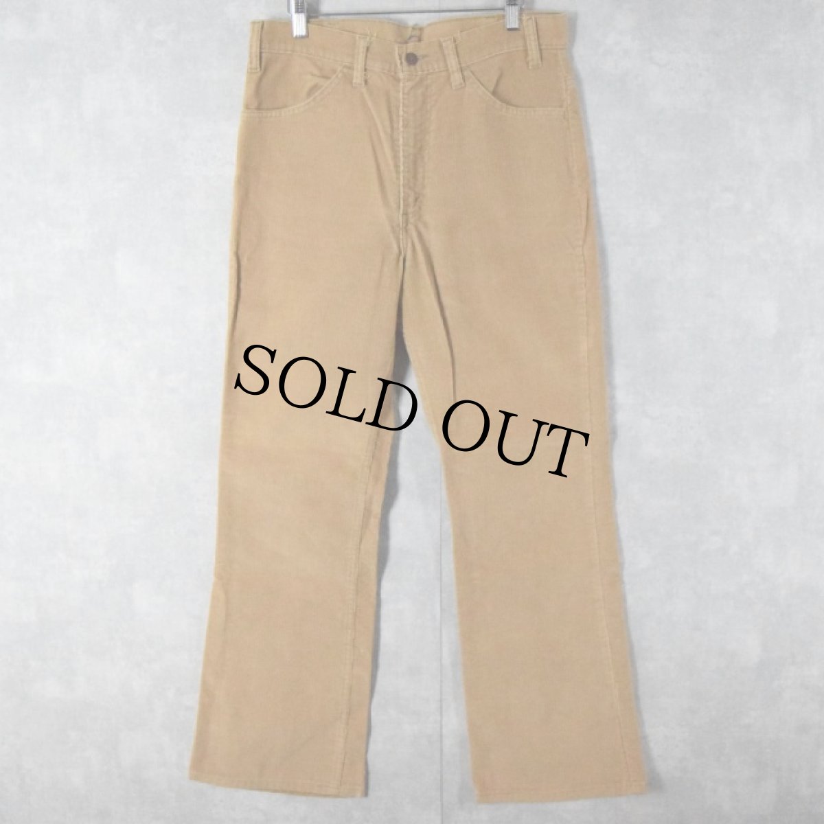 画像1: 80's Levi's 646 コーデュロイフレアパンツ W32 (1)