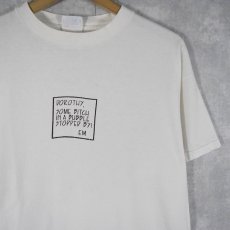 画像1: 【SALE】"DOROTHY SOME BITCH IN A BUBBLE STOPPED BY!" パロディプリントTシャツ XL (1)