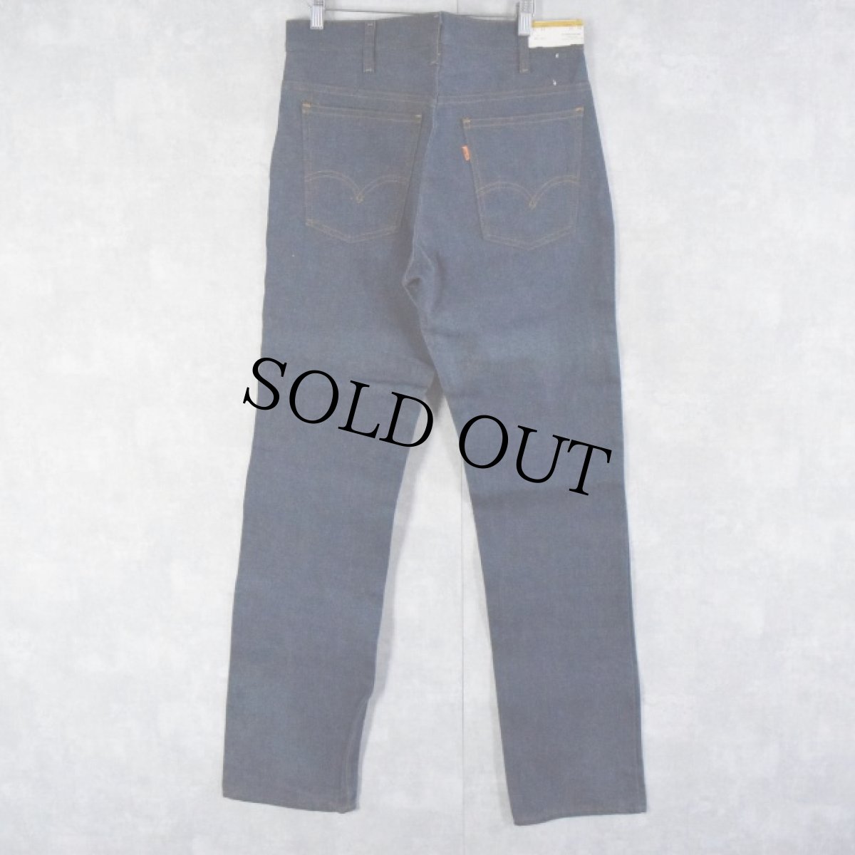 画像1: 70's Levi's 519-0217 デニムパンツ フラッシャー付きDEADSTOCK W34 (1)