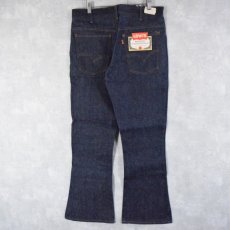 画像1: 70's Levi's 646-0217 ベルボトムデニムパンツ フラッシャー付きDEADSTOCK W35 (1)