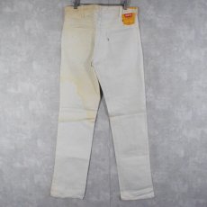 画像1: 【SALE】70's Levi's 519 コットンツイルパンツ フラッシャー付き DEADSTOCK W31 (1)