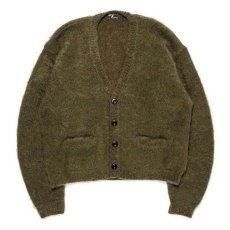 画像1: STRANGE TRIP 2021AW "MIX MOHAIR CARDIGAN" KHAKI×CAMEL 【L】 (1)