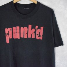 画像1: 2003 MTV "punk'd" テレビ番組プリントTシャツ  (1)