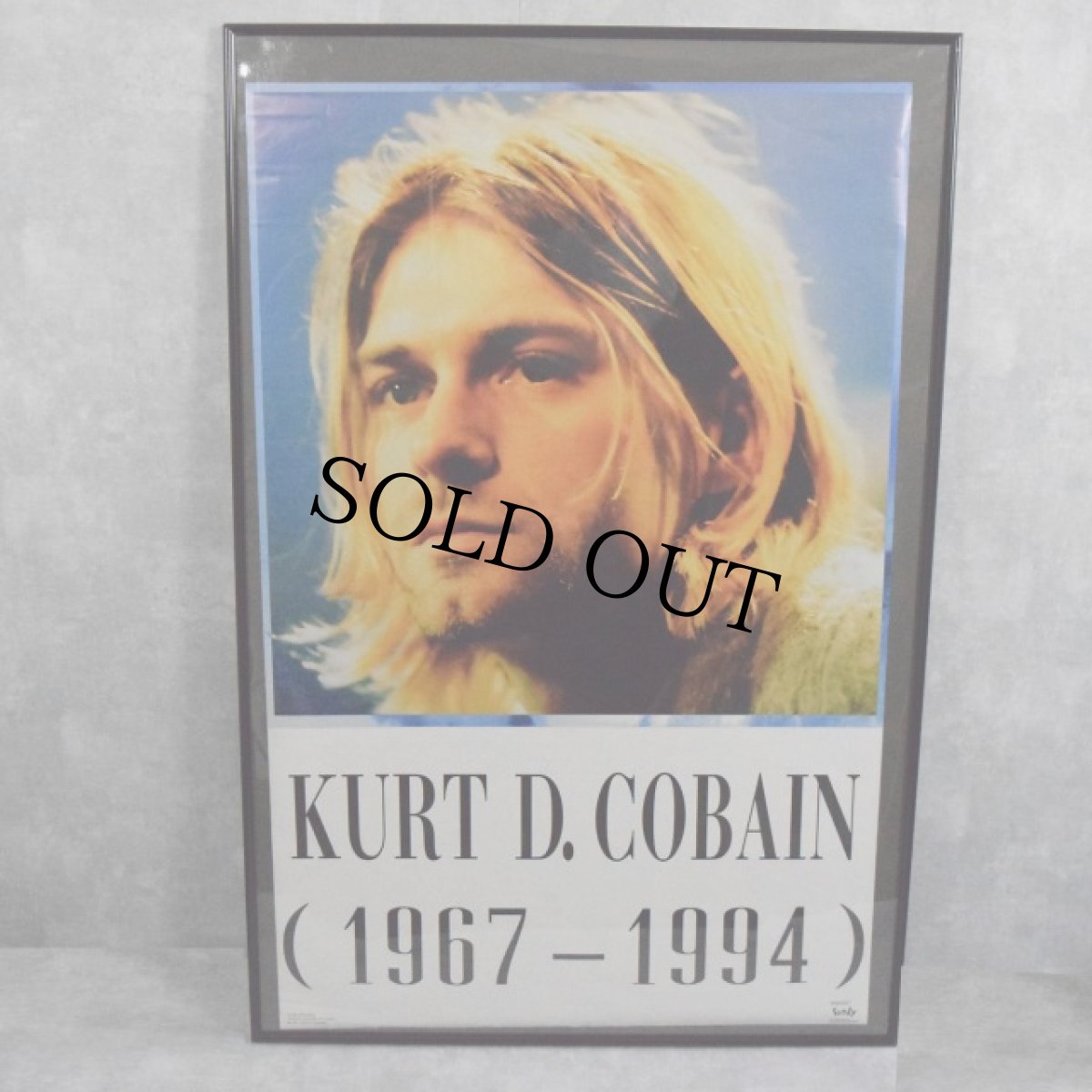 画像1: Kurt Cobain Rock Musician R.I.P. poster (1)