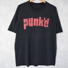画像2: 2003 MTV "punk'd" テレビ番組プリントTシャツ  (2)