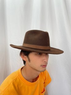 画像2: 60〜70's STETSON USA製 4X ビーバーハット 7 1/4 (2)