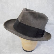 画像1: VINTAGE Borsalino ITALY製 "TASSO" 中折れビーバーハット 7 1/2 (1)