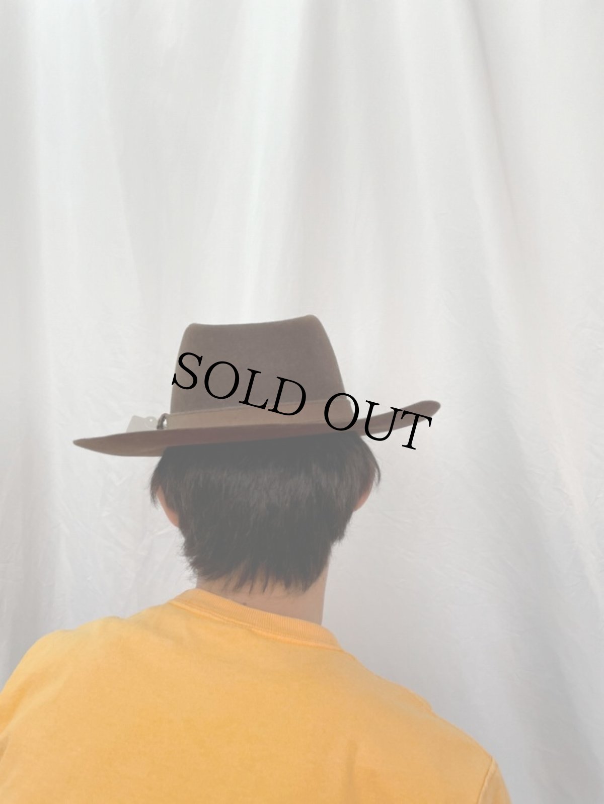 画像4: 60〜70's STETSON USA製 4X ビーバーハット 7 1/4 (4)