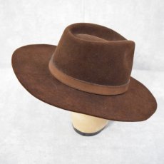 画像1: 60〜70's STETSON USA製 4X ビーバーハット 7 1/4 (1)