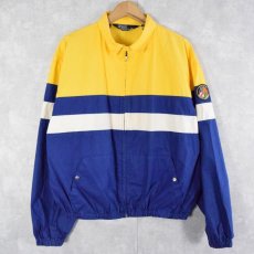 画像1: 90's POLO Ralph Lauren 切り替えデザイン クッキーパッチ付き コットンスウィングトップ L (1)