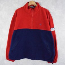 画像1: 90's POLO Ralph Lauren USA製 "POLO HI TECH" ハーフジップフリースジャケット XL (1)