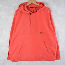 画像1: 90's Patagonia USA製 コットン×ナイロン アノラックパーカ M (1)