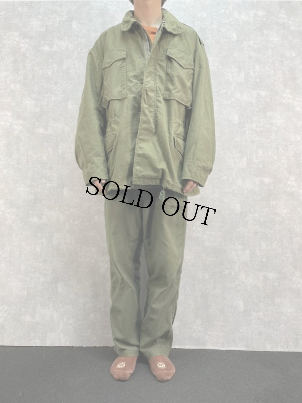 画像2: 60's〜 U.S.MILITARY M-65 フィールドジャケット 2nd (2)