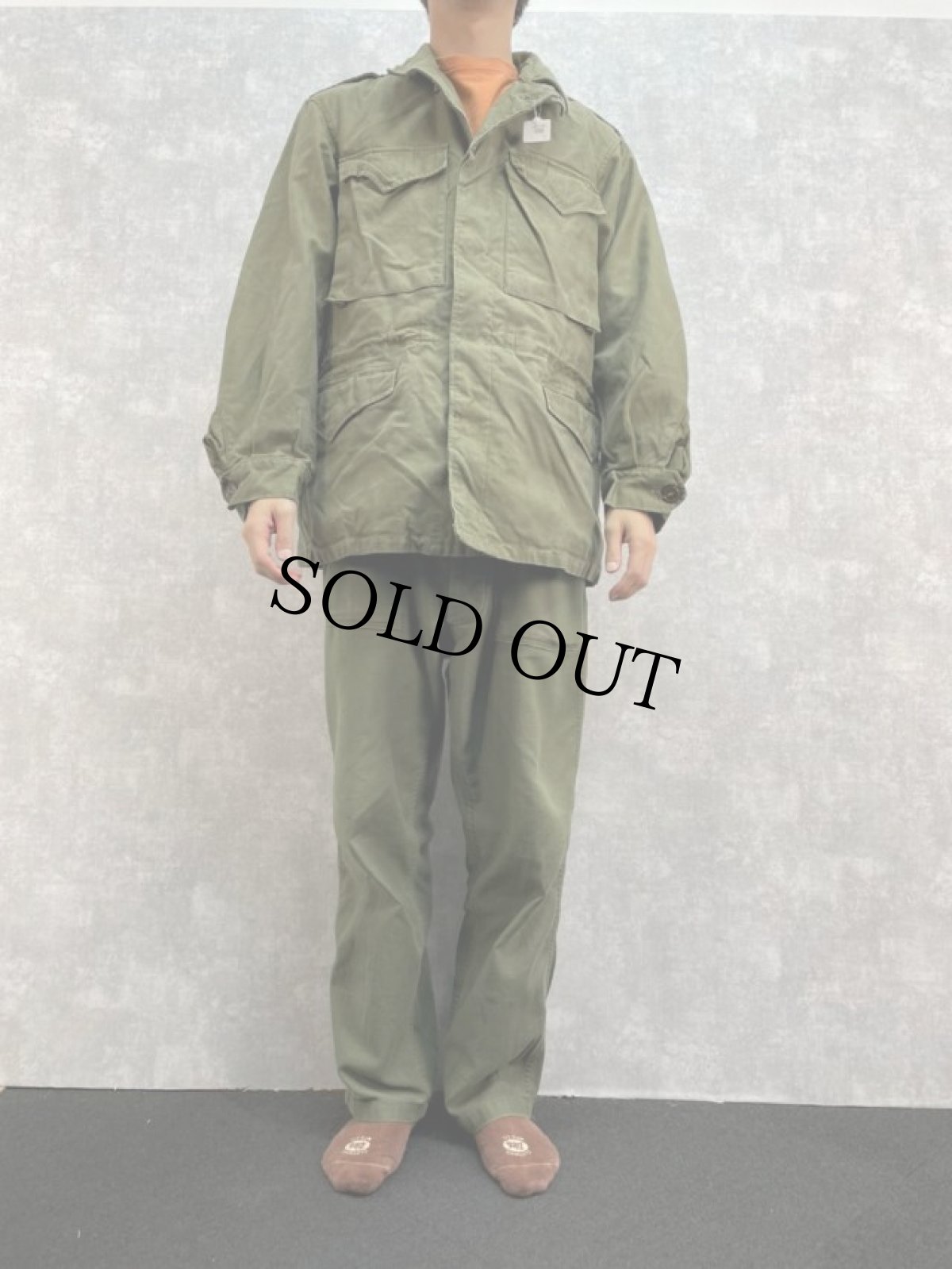 画像2: 40's U.S.ARMY M-43 フィールドジャケット 38R (2)