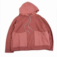 画像1: 【SALE】 GOFUKUSAY "CROSS SEPA POCKET HOODIE" R.BROWN 【FREE】 (1)